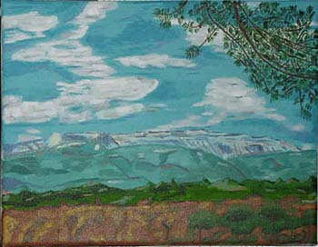 La Sainte Baume - vue des Boulines