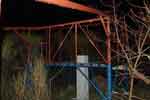 Observatoire Capella au mileu des genets de nuit - la structure et le pilier central
