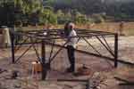 Soudure de la structure de base de l'observatoire
