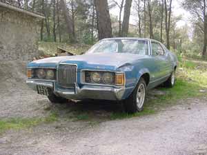 mercury cougar bleue avant modification à fuveau